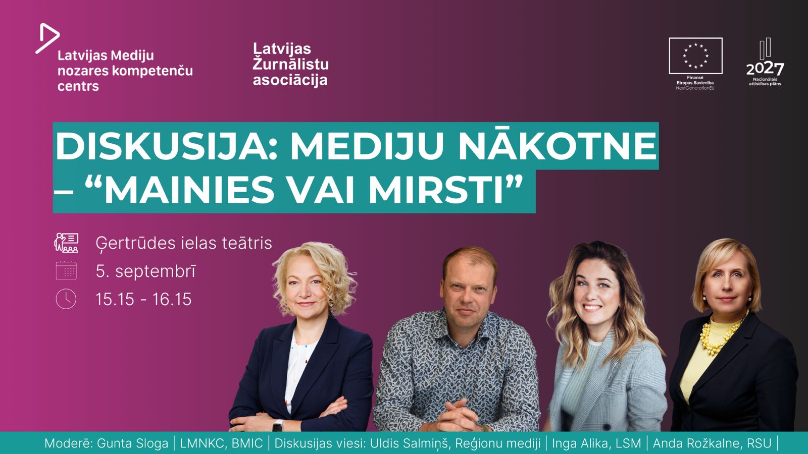 Norisināsies diskusija "Mediju nākotne – “Mainies vai mirsti”